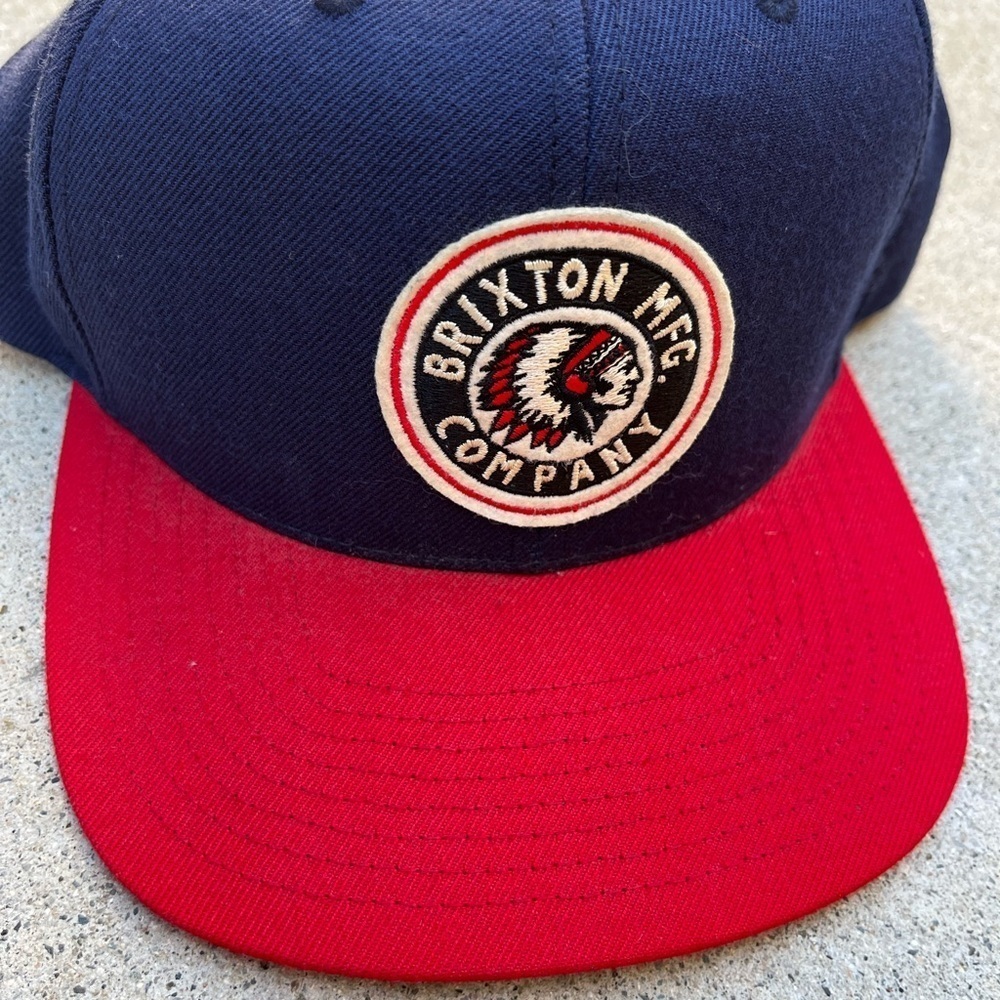 Men's Brixton Snapback Hat Multicolor Logo One Size Streetwear Beach Surf Sun